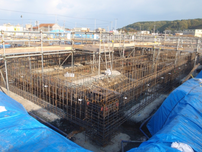 鉄筋・型枠工事(平成26年10月)写真