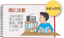 雨に注意