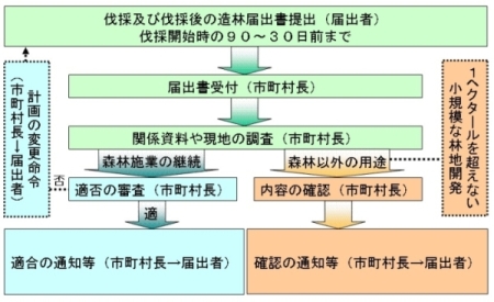 届出書提出のフロー